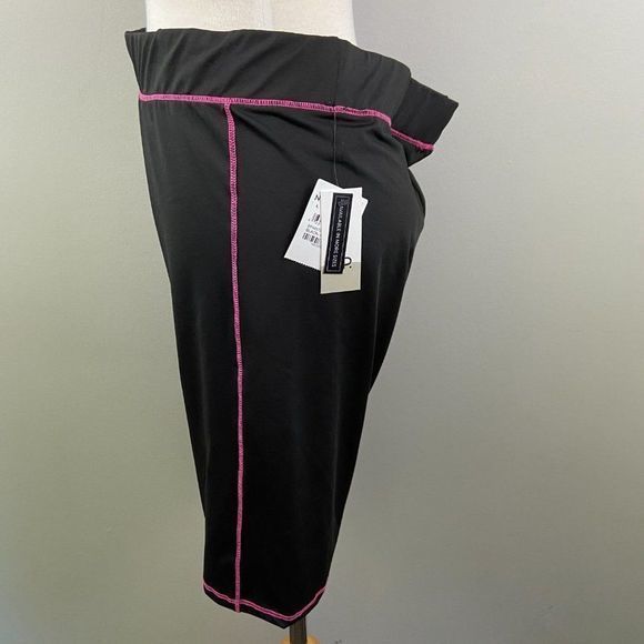 NWT‎ BP Black Pink Neon Bike Shorts (XXS) - Picture 5 of 10